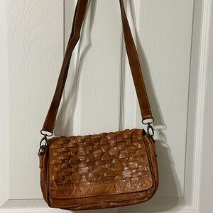 Brown Leather Shoulder Bag
